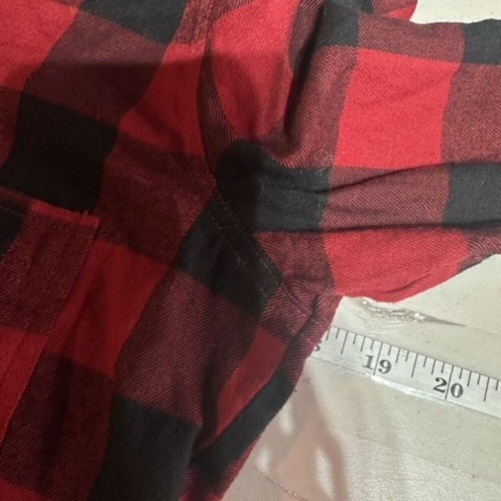 Abercrombie & Fitch Women’s Buffalo Plaid Button Down Soft A&F Collection Small - Picture 5 of 12